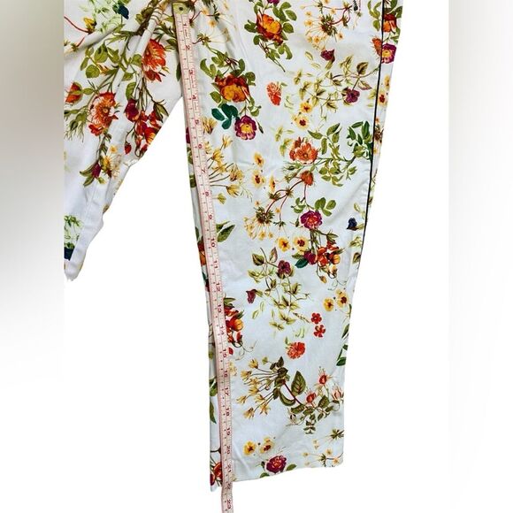 Disney Alice Through The Looking Glass Designer Collection Floral Cropped Pants - Picture 5 of 13